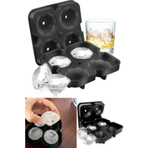 Elmas Şekilli Buz Yapma Kalıbı