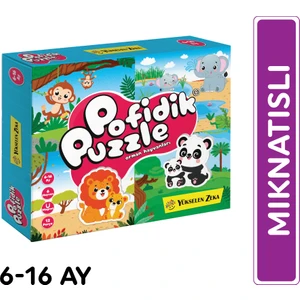 6-16 Ay Ilk Pofidik Puzzle - Orman Hayvanları