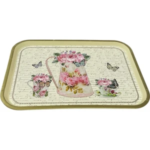Zucci Akrilik Toya Dikdörtgen Tepsi 40X30 cm KU-176G