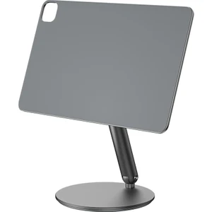 iPad Pro 13 2024 Tablet Standı ZM-310 360 Derece Dönebilen Magnetik Başlıklı Gri