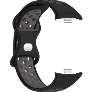 Xiaomi Mi Band 8 Pro Rainbow Gently Band Kordon Siyah Gri