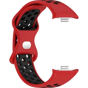 Xiaomi Mi Band 8 Pro Rainbow Gently Band Kordon Kırmızı Siyah