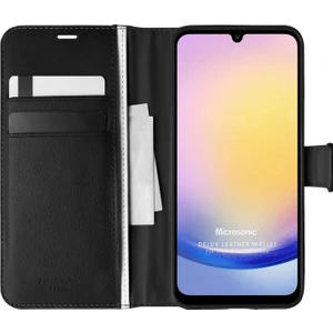 Samsung Galaxy A26 Kılıf Delux Leather Wallet Siyah