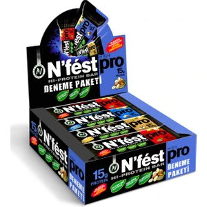 Yüksek Protein Bar Deneme Paketi 50g X 12 Adet