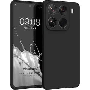 Matte Silicone Xiaomi 15 Pro Kılıf Siyah