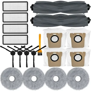 Dreame Bot L20 Ultra L30 ULTRA/X20 Pro Ana Fırça Yan Fırça Paspas Bezi Hepa Filtre Toz Torbaları Yedek Parçalar (Yurt Dışından)