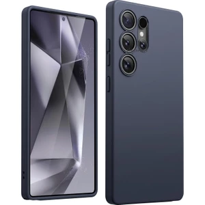 M.TK Moveteck Samsung Galaxy S25 Ultra Kılıf Kamera Korumalı Yumuşak Renkli Silikon Kapak Mat Hisli