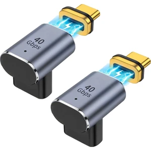 Adet USB C Manyetik Adaptör 40GBPS, 24 Pin USB Adaptörü (Yurt Dışından)