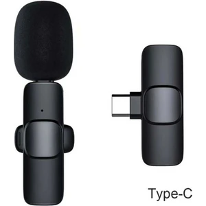 K8 Type-C Tak Çalıştır Kablosuz Yaka Mikrofonu