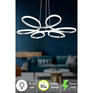 Nipul Modern Sarkıt Beyaz Işık LED Avize Salon Mutfak Oda Hol Ledli Avize