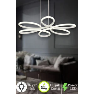 Nipul Modern Sarkıt Beyaz Işık LED Avize Salon Mutfak Oda Hol Ledli Avize