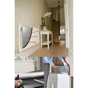 3 Adet Petek Radyatör Arkası Folyo Plaka Kalorifer Arkalığı Alüminyum Isı Yalıtım Folyosu 100X50  cm
