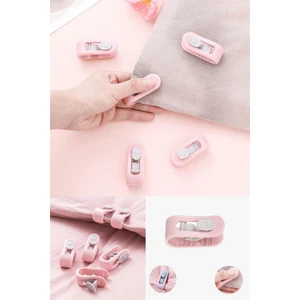 Zımbalı Yorgan Sabitleme Aparatı Pratik Yorgan Nevresim Tutucu 10 Adet