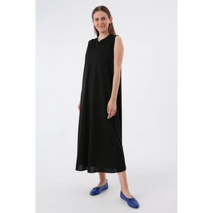 Siyah-Basic Elbise Astarı