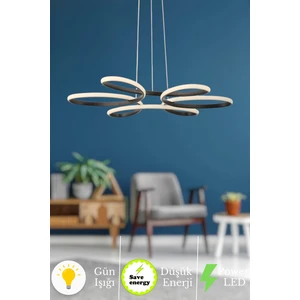 Nipul Modern Sarkıt Gün Işığı LED Avize Salon Mutfak Oda Hol Ledli Avize Siyah Kasa