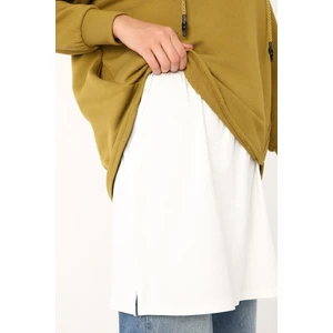 Ekru-Pamuklu Penye Içlik Etek