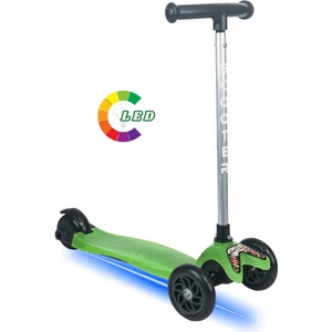 Colorwase LED Işıklı 4 Kademe(50-65 Cm) Ayarlanabilir 3 Tekerlekli Scooter