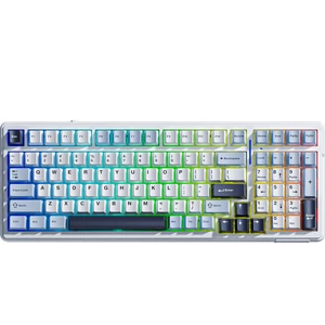 F99 3 Modlu Rgb Hot Swap Mekanik Linear Graywood V3 Switch Kablosuz Makrolu Klavye Lacivert