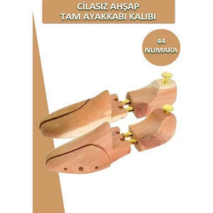 Cilasız Ahşap Tam Ayakkabı Kalıbı 44 Numara