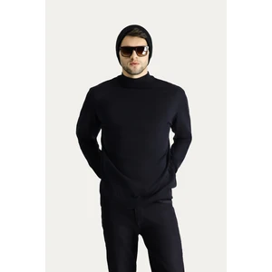 Bato Yaka Slim Fit Dar Kesim Pamuklu Triko Kazak