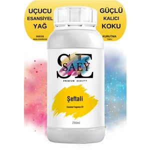 Şeftali Esansiyel Uçucu Koku Yağ Buhurdanlık Yağı Difüzör Esansı Hobi Esans 250ml