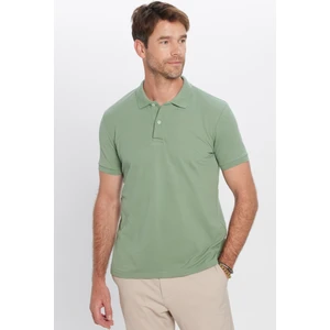 Erkek Slim Fit Dar Kesim Pamuklu Yumuşak Dokulu Serin Tutan Kumaş Düz Pike Polo Yaka Tişört