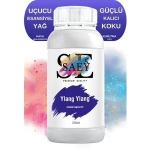 Ylang Ylang Esansiyel Uçucu Koku Yağ Buhurdanlık Yağı Difüzör Esansı Hobi Esans 250ML