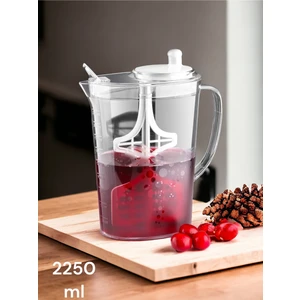 Nesto Home Aqua Mix Karıştıcılı 2250 ml Ayran, Limonata Vb. Sürahi