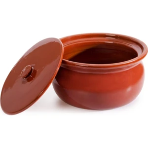 %100 Doğal Tam Sırlı Orta Boy Tencere