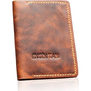 Çakıl Tasarım Hakiki Deri Taba Ruhsat Kabı - Isme Özel