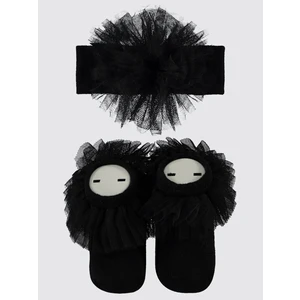 Civil Baby Kız Bebek Çorap Siyah