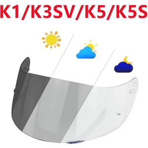 Agv K5 K3 Sv K1 Photochromic Işık Miktarına Göre Renk Değiştiren Vizör (Şeffaf - Siyah)