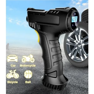 Şarjlı Dijital Ekran Oto Lastik Şişirme Pompası Hava Kompresörü