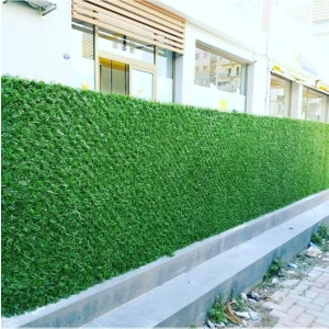Çimli Tel – Dekoratif Yeşil Bahçe Çim Çit – 4.2 Göz - 1 Metre x 3 Metre