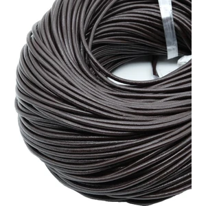 Hakiki Deri Ip Kahve 3 mm 5 Metre