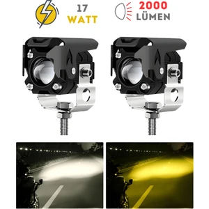 Gleam 35W Motosiklet / Off Road Sis Farı Takımı