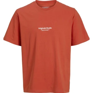 Jack & Jones Jorvesterbro Tee Ss Crew Neck Noos Turuncu