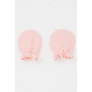 Yenidoğan Bebek Eldiven Basic Standart, Pembe