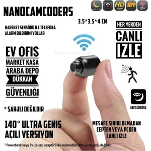 1k 1080P Wifi Güvenlik Kamerası Alarm Güvenlik Gizli Video Kamera Uzak Izle (Şarjlı Değildir) MR09AR