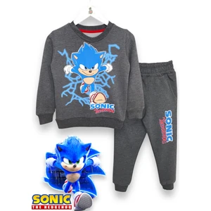 Sonic Baskılı Erkek Çocuk Sweatshirt / Eşofman Takımı