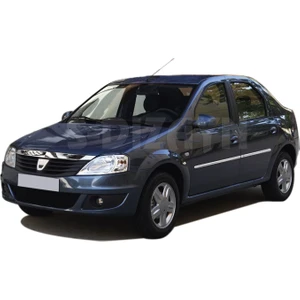 Dacia Logan Krom Yan Kapı Çıtası 4 Prç 2008-2013