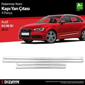Audi A3 HB SD Krom Kapı Yan Çıtası 2013-2017