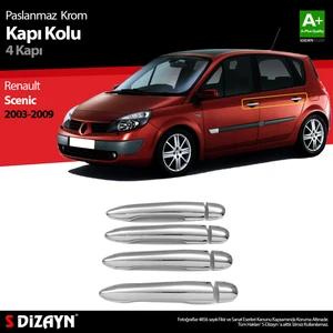 Renault Scenic 2 Krom Kapı Kolu 4 Kapı 2003-2009