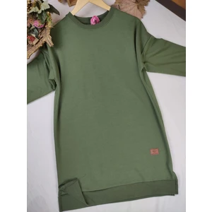 Iki Iplik Pamuk Penye Tesettür Tunik Sweatshirt