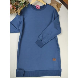 Iki Iplik Pamuk Penye Tesettür Tunik Sweatshirt