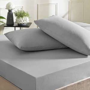 Ranforce Lastikli Queen Size Çarşaf Set Antrasit