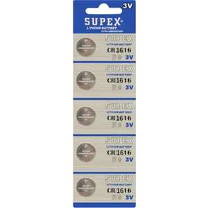 CR1616 3V Lityum 5 Li Paket Pil