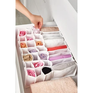 31 Gözlü Petek ve Cepli Organizer Çekmece Içi Çorap ve Iç Çamaşırı Düzenleyici  42 x 32 x 11 cm