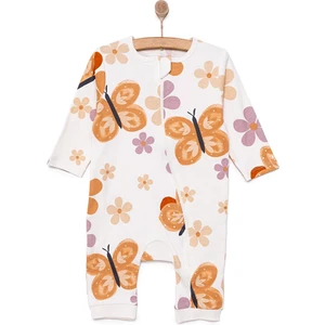 Fermuarlı Patiksiz Tulum Kız Bebek