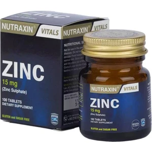 Zinc Sulphate 15 Mg 100 Tablet Çinko Sülfat İçeren Takviye Edici Gıda